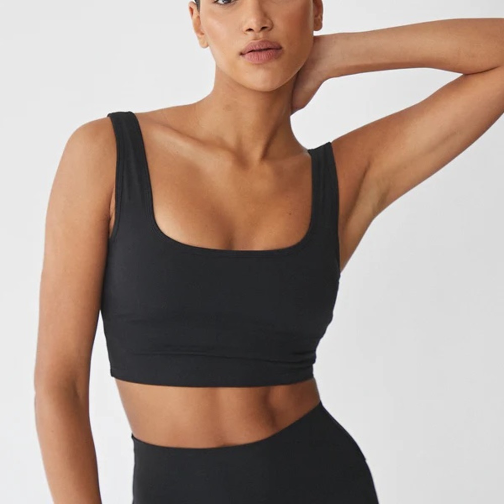 Adanola Ultimate Square Neck Bra - Black - XL
